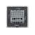 Intrerupator Simplu cu Touch LIVOLO cu Rama din Sticla - Protocol ZigBee EC SmartElectro IntelligentHouse