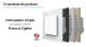 Intrerupator Simplu cu Touch LIVOLO cu Rama din Sticla - Protocol ZigBee EC SmartElectro IntelligentHouse