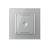 Intrerupator Simplu cu Touch LIVOLO cu Rama din Sticla - Protocol ZigBee EC SmartElectro IntelligentHouse