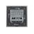 Intrerupator Simplu cu Touch LIVOLO cu Rama din Sticla - Protocol ZigBee EC SmartElectro IntelligentHouse