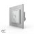 Intrerupator Simplu cu Touch LIVOLO cu Rama din Sticla - Protocol ZigBee EC SmartElectro IntelligentHouse