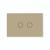 Intrerupator Dublu Cap Scara / Cruce Wi-Fi cu Touch LIVOLO, standard italian – Serie Noua SmartElectro IntelligentHouse