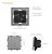 Modul Intrerupator Dublu Mecanic cu Reset / Revenire LUXION SmartElectro IntelligentHouse