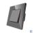 Intrerupator Dublu Mecanic cu Reset / Revenire LUXION cu Rama din Sticla SmartElectro IntelligentHouse
