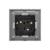 Intrerupator Dublu Mecanic cu Reset / Revenire LUXION cu Rama din Sticla SmartElectro IntelligentHouse