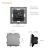 Modul Intrerupator Simplu Mecanic cu Reset / Revenire LUXION SmartElectro IntelligentHouse