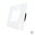 Intrerupator Simplu Mecanic cu Reset / Revenire LUXION cu Rama din Sticla SmartElectro IntelligentHouse