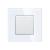Intrerupator Simplu Mecanic cu Reset / Revenire LUXION cu Rama din Sticla SmartElectro IntelligentHouse