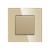 Intrerupator Simplu Mecanic cu Reset / Revenire LUXION cu Rama din Sticla SmartElectro IntelligentHouse