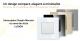 Intrerupator Simplu Mecanic cu Reset / Revenire LUXION cu Rama din Sticla SmartElectro IntelligentHouse