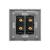 Priza Dubla cu Module Inguste cu Rama din Sticla LUXION SmartElectro IntelligentHouse