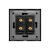 Priza Dubla cu Module Inguste cu Rama din Sticla LUXION SmartElectro IntelligentHouse
