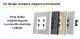 Priza Dubla cu Module Inguste cu Rama din Aluminiu LUXION SmartElectro IntelligentHouse
