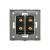 Priza Dubla cu Module Inguste cu Rama din Aluminiu LUXION SmartElectro IntelligentHouse