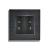 Priza Dubla cu Module Inguste cu Rama din Aluminiu LUXION SmartElectro IntelligentHouse