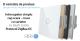 Intrerupator Simplu Cap Scara / Cruce cu Dimmer cu Touch LIVOLO din Sticla - Protocol ZigBee EC SmartElectro IntelligentHouse