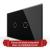 Panou Intrerupator Simplu + Simplu cu Touch LIVOLO din Sticla, Standard Italian - 4M SmartElectro IntelligentHouse