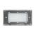 Panou Intrerupator Dublu + Dublu cu Touch LIVOLO din Sticla, Standard Italian - 4M SmartElectro IntelligentHouse