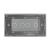 Panou Intrerupator Dublu + Dublu cu Touch LIVOLO din Sticla, Standard Italian - 4M SmartElectro IntelligentHouse