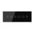Panou Intrerupator Dublu + Dublu + Dublu cu Touch LIVOLO din Sticla, Standard Italian - 6/7M SmartElectro IntelligentHouse