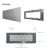 Panou Intrerupator Dublu + Dublu + Dublu cu Touch LIVOLO din Sticla, Standard Italian - 6/7M SmartElectro IntelligentHouse