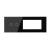 Panou Intrerupator Dublu cu 2 Prize LIVOLO din Sticla, Standard Italian - 6/7M SmartElectro IntelligentHouse