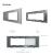 Panou Intrerupator Dublu cu 2 Prize LIVOLO din Sticla, Standard Italian - 6/7M SmartElectro IntelligentHouse