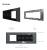 Panou Intrerupator Dublu + Dublu cu Priza LIVOLO din Sticla, Standard Italian - 6/7M SmartElectro IntelligentHouse