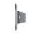 Intrerupator Dublu + 2 Prize LIVOLO cu Rama Din Sticla, Standard Italian, 6M SmartElectro IntelligentHouse