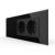 Intrerupator Dublu + 2 Prize LIVOLO cu Rama Din Sticla, Standard Italian, 6M SmartElectro IntelligentHouse