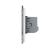 Intrerupator Dublu + Dublu + Dublu cu Touch LIVOLO cu Rama Din Sticla, Standard Italian, 6M SmartElectro IntelligentHouse