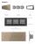 Intrerupator Dublu + Dublu + Dublu cu Touch LIVOLO cu Rama Din Sticla, Standard Italian, 6M SmartElectro IntelligentHouse