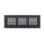 Intrerupator Dublu + Dublu + Dublu cu Touch LIVOLO cu Rama Din Sticla, Standard Italian, 6M SmartElectro IntelligentHouse