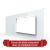 Panou Intrerupator Simplu cu 2 Prize LIVOLO din Sticla, Standard Italian - 6/7M SmartElectro IntelligentHouse