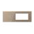 Panou Intrerupator Simplu cu 2 Prize LIVOLO din Sticla, Standard Italian - 6/7M SmartElectro IntelligentHouse