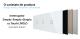 Intrerupator Simplu + Simplu + Simplu cu Touch LIVOLO cu Rama Din Sticla, Standard Italian, 6M SmartElectro IntelligentHouse