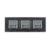 Intrerupator Simplu + Simplu + Simplu cu Touch LIVOLO cu Rama Din Sticla, Standard Italian, 6M SmartElectro IntelligentHouse