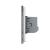 Intrerupator Simplu + Simplu cu Touch LIVOLO cu Rama Din Sticla, Standard Italian, 4M SmartElectro IntelligentHouse