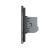 Intrerupator Simplu + Simplu cu Touch LIVOLO cu Rama Din Sticla, Standard Italian, 4M SmartElectro IntelligentHouse