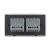 Intrerupator Simplu + Dublu cu Touch LIVOLO cu Rama Din Sticla, Standard Italian, 4M SmartElectro IntelligentHouse