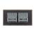 Intrerupator Simplu + Dublu cu Touch LIVOLO cu Rama Din Sticla, Standard Italian, 4M SmartElectro IntelligentHouse