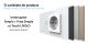 Intrerupator Simplu + Priza LIVOLO cu Rama Din Sticla, Standard Italian, 4M SmartElectro IntelligentHouse