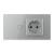 Intrerupator Simplu + Priza LIVOLO cu Rama Din Sticla, Standard Italian, 4M SmartElectro IntelligentHouse