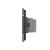 Intrerupator Simplu + Priza LIVOLO cu Rama Din Sticla, Standard Italian, 4M SmartElectro IntelligentHouse