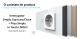 Intrerupator Simplu Cap Scara / Cruce + Priza LIVOLO cu Rama Din Sticla, Standard Italian, 4M SmartElectro IntelligentHouse