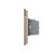 Intrerupator Simplu Cap Scara / Cruce + Priza LIVOLO cu Rama Din Sticla, Standard Italian, 4M SmartElectro IntelligentHouse