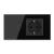 Intrerupator Simplu Cap Scara / Cruce + Priza LIVOLO cu Rama Din Sticla, Standard Italian, 4M SmartElectro IntelligentHouse