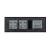 Intrerupator Simplu Cap Scara / Cruce + 2 Prize LIVOLO cu Rama Din Sticla, Standard Italian, 6M SmartElectro IntelligentHouse