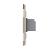 Intrerupator Simplu Cap Scara / Cruce cu Touch Livolo cu Rama Din Sticla 1M, Zigbee EC - Serie Noua SmartElectro IntelligentHouse