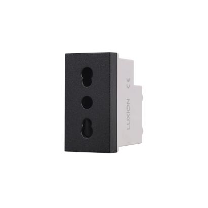 Modul Priza Simpla Ingusta LUXION, Standard Italian SmartElectro IntelligentHouse
